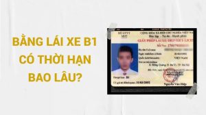 B1 là bằng lái xe gì? Thời hạn bao lâu