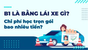 B1 la bang lai xe gi. Chi phi hoc tron goi bao nhieu